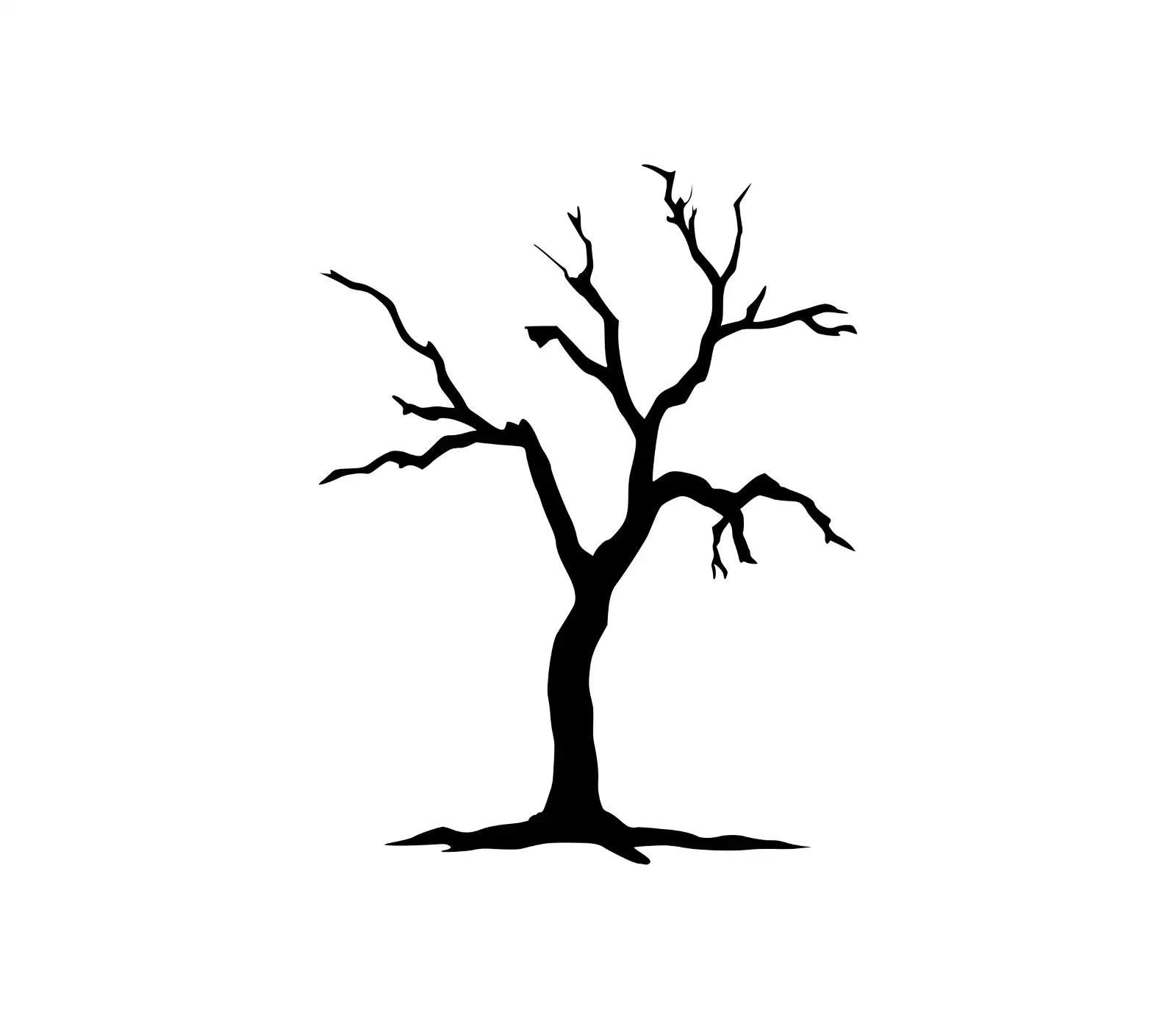 Dreaming Tree SVG: Haunting Bare Branches Vector Art