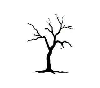 Download Haunting Bare Branches Dreaming Tree SVG: Versatile Vector Art for Gothic and Halloween Designs