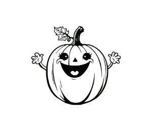 Download Pumpkin SVG Free: Cheerful Halloween Jack-o'-Lantern Face Design for Crafts and Decor