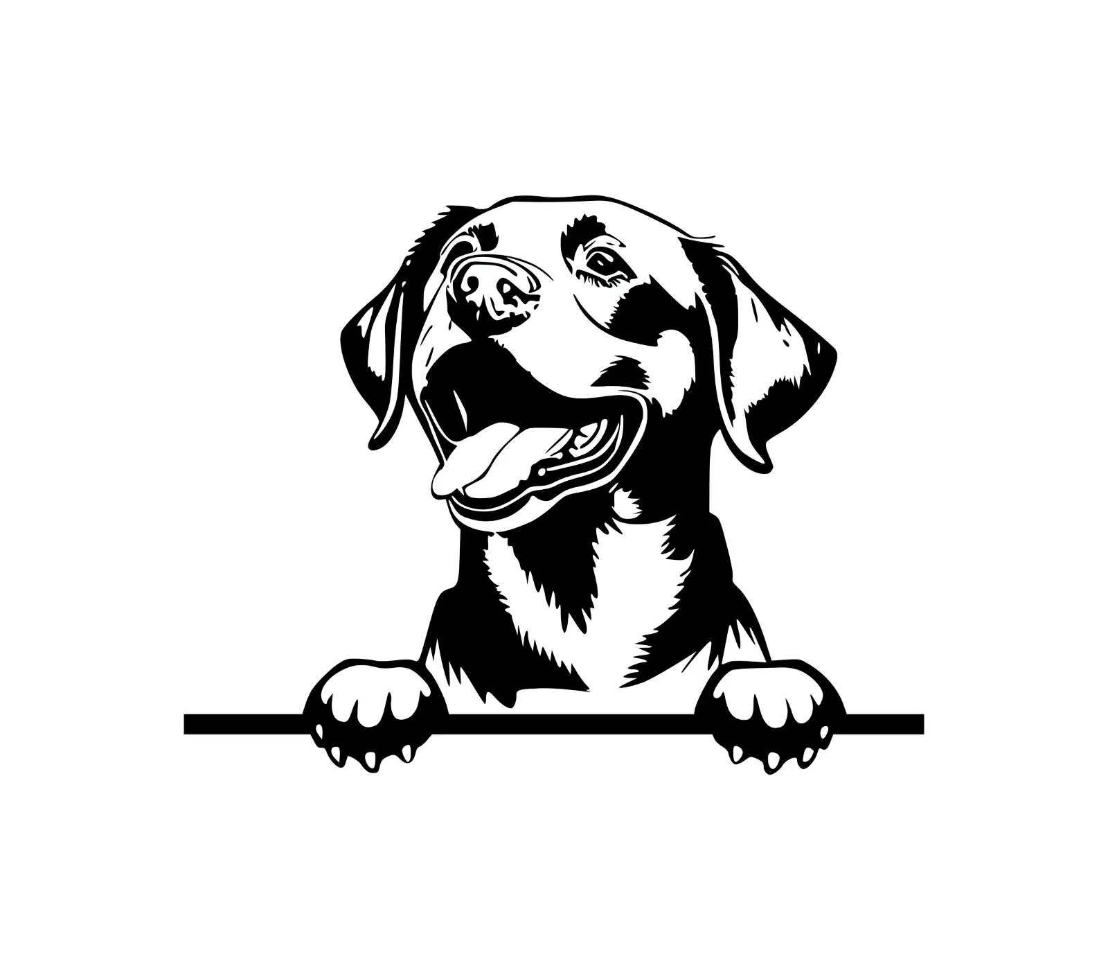 Chesapeake Bay Retriever SVG | Dog Silhouette Vector