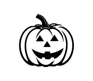 Download Pumpkin SVG Free: Classic Halloween Jack-o'-Lantern Face Design for Crafts and Decorations