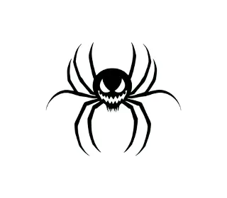 Download Menacing Spider Skull SVG: Versatile Halloween Design for Crafts, Decorations, and Digital Projects