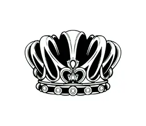 Download Crown SVG: Regal Vector Design for Princess, King & Queen | Royal Insignia Digital Download