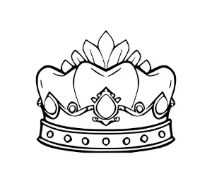 Download Elegant Crown SVG: Versatile Royal Design for Princess, King & Queen Projects | Digital Vector Graphic