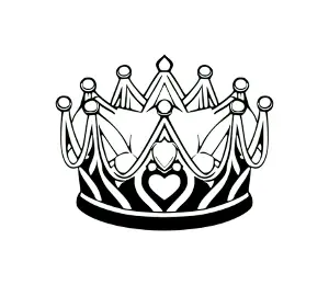 Download Crown SVG: Majestic Royal Insignia for Princess, King & Queen - Vector Design for Crafters and Designers