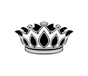 Download Majestic Crown SVG: Versatile Royal Insignia for King, Queen & Princess Designs | Crown Royal Vector Graphics