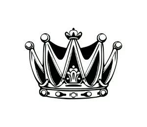 Download Majestic Crown SVG: Versatile Royal Insignia for King, Queen & Princess Designs | Crown Royal Vector Art