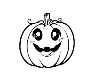 Download Cute Pumpkin SVG Free: Adorable Halloween Jack-o-Lantern Face Design for Crafts