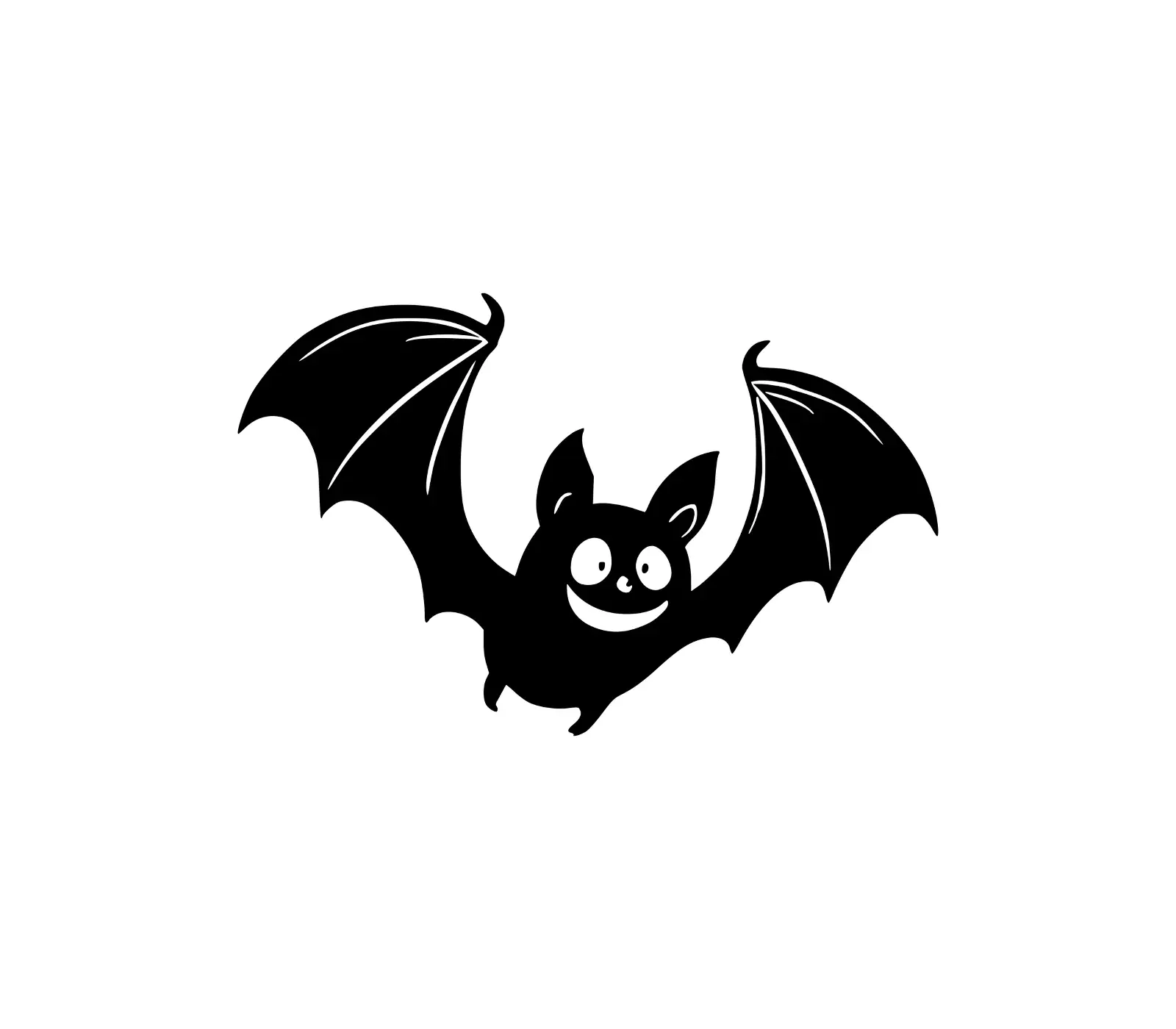 Cute Bat SVG: Halloween Silhouette for Cricut & Crafts