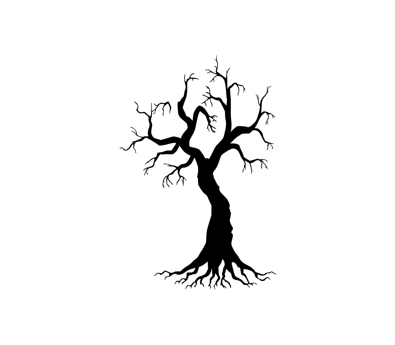 Dreaming Tree SVG | Mystical Silhouette Design