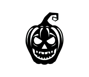 Download Spooky Halloween Pumpkin Face SVG | Free Pumpkin SVG Design for Halloween Crafts and Decor