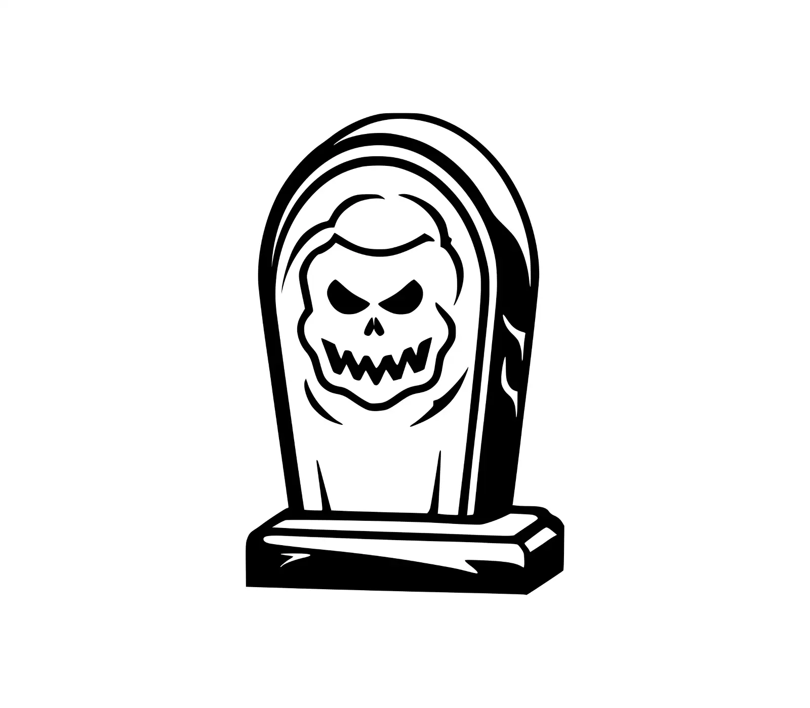 Spooky Tombstone SVG | RIP Grave Vector Art