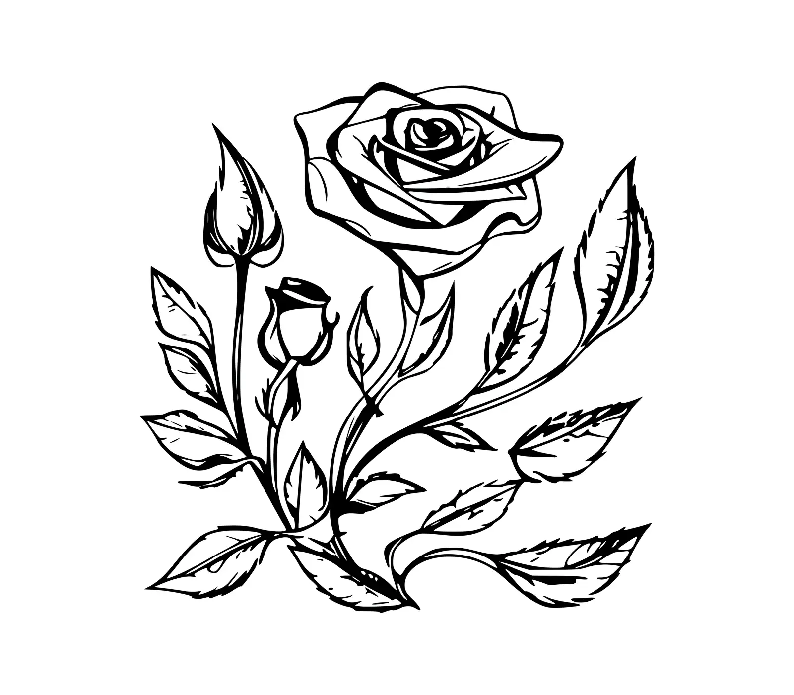 Elegant Rose SVG: Free Simple Design for Cricut Projects