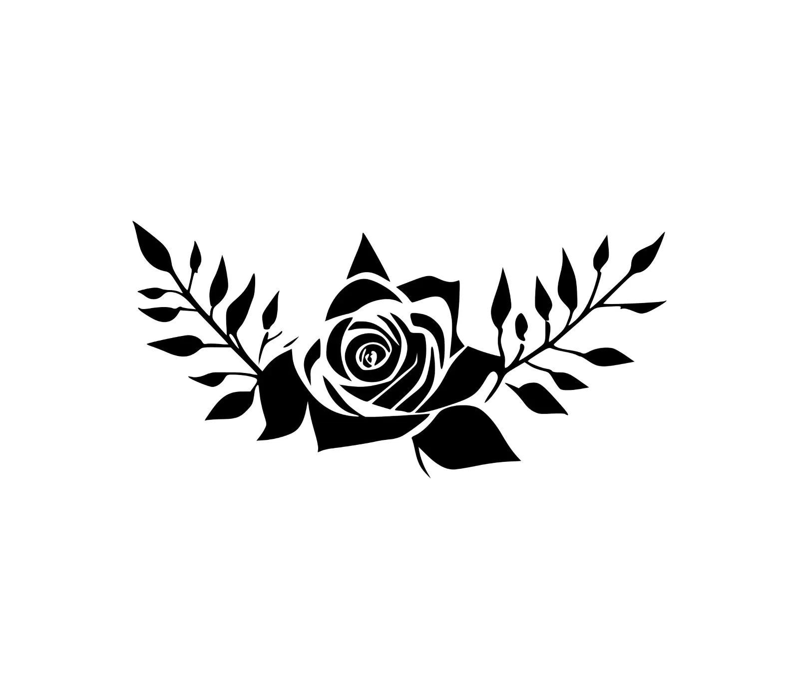 Elegant Rose SVG for Cricut | Free Silhouette Design