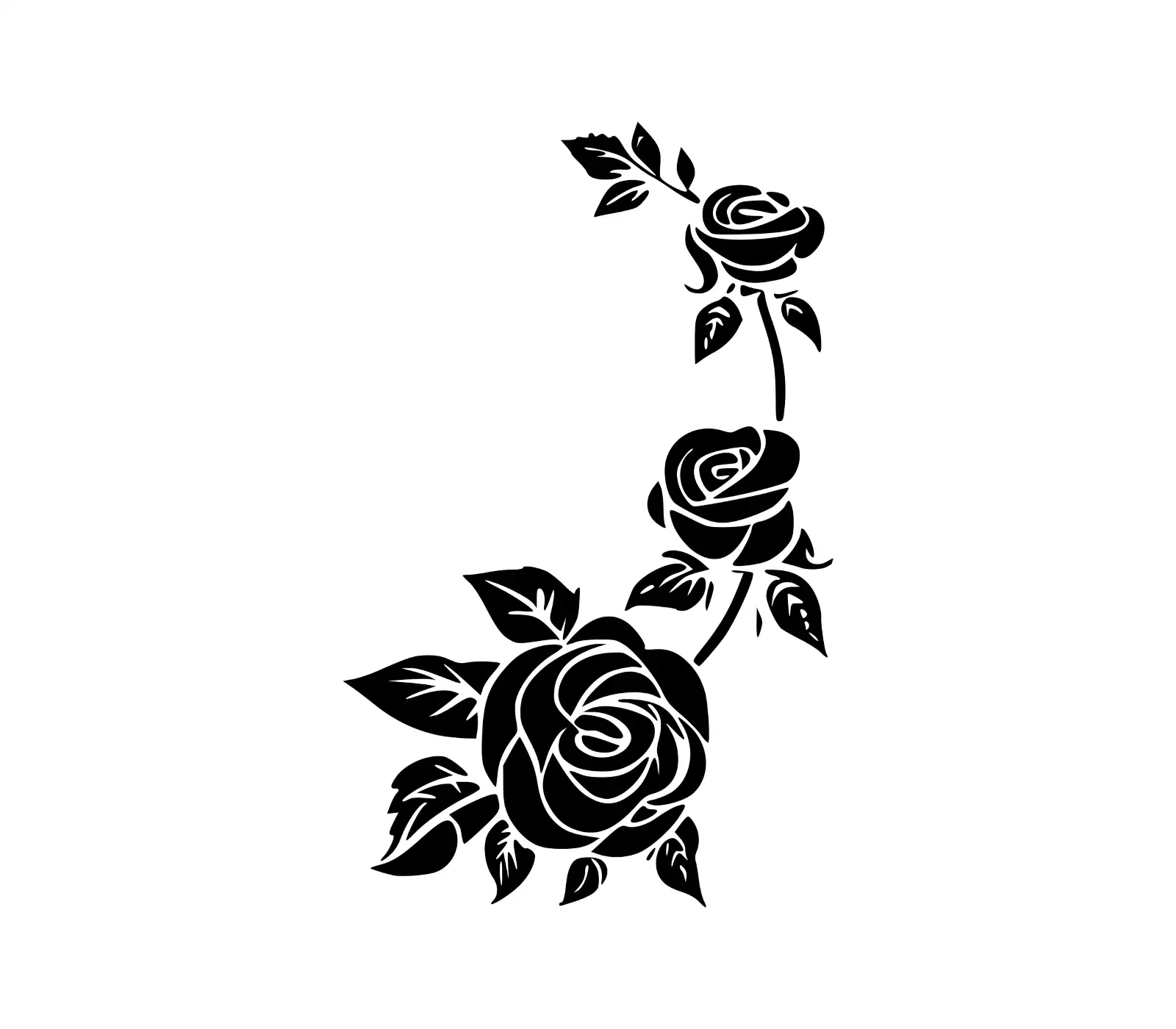 Elegant Rose SVG Trio | Free Design for Cricut & Silhouette