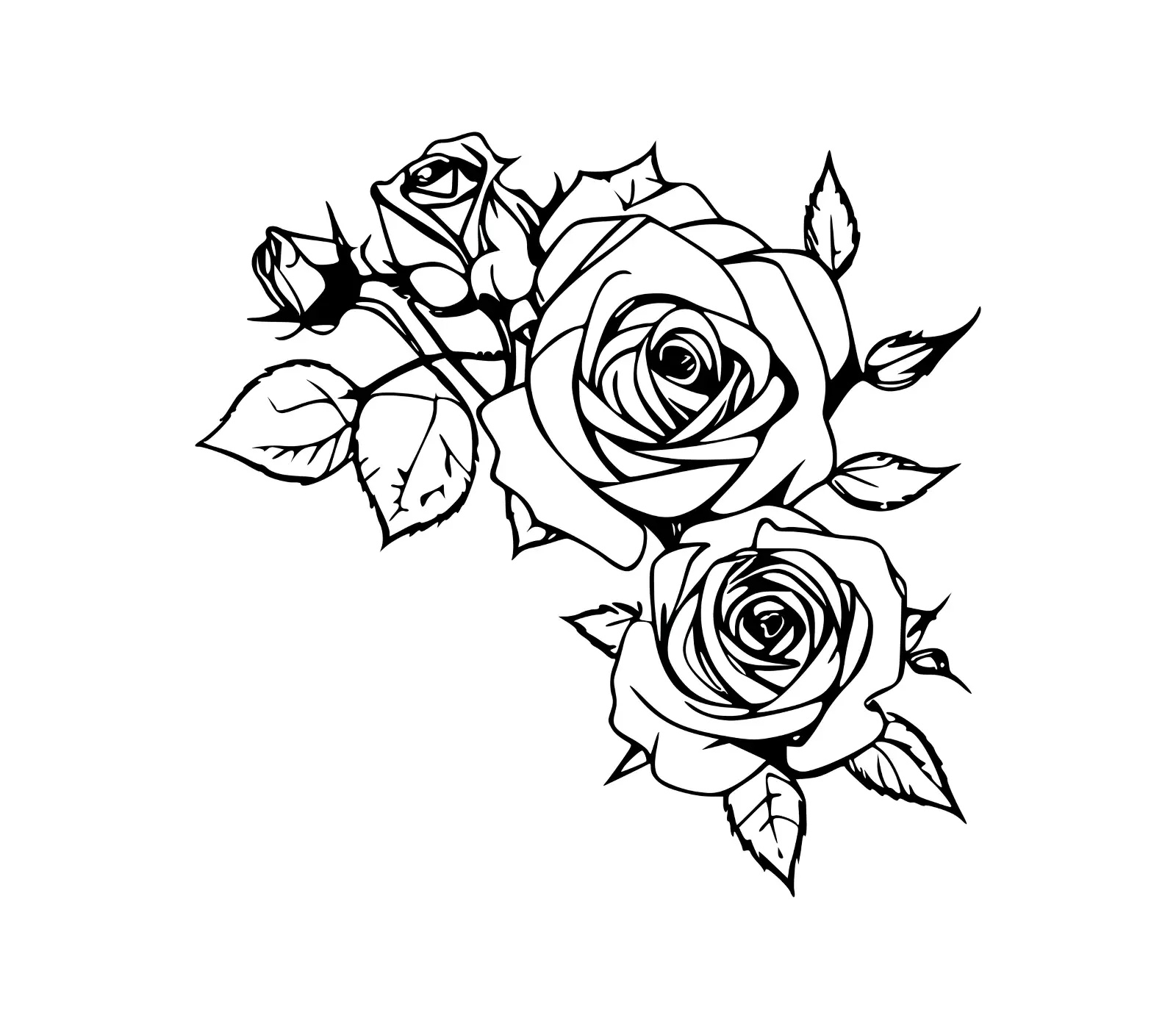 Rose SVG Free: Elegant Silhouette for Cricut & DIY Crafts