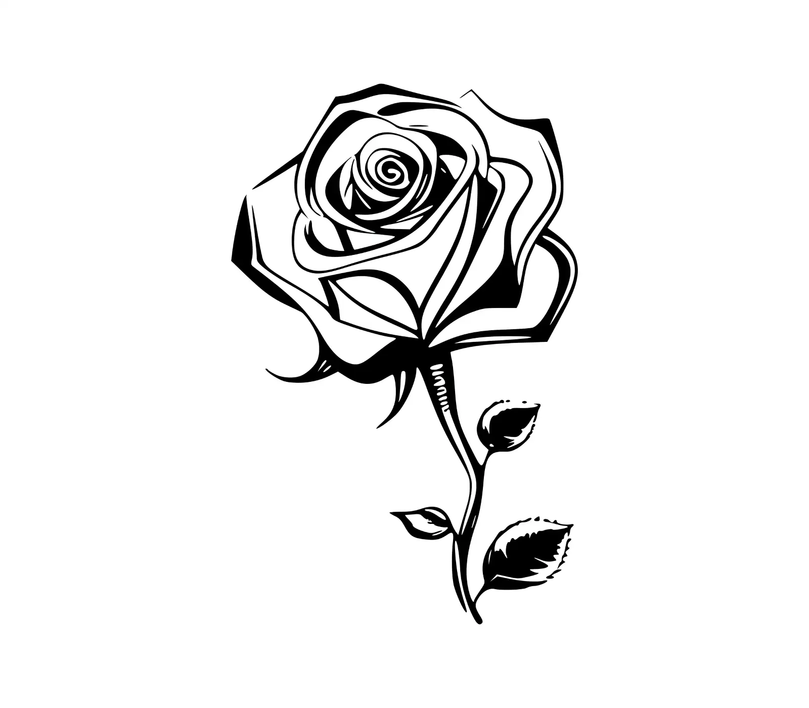 Rose SVG Free: Elegant Silhouette for Cricut & Crafts