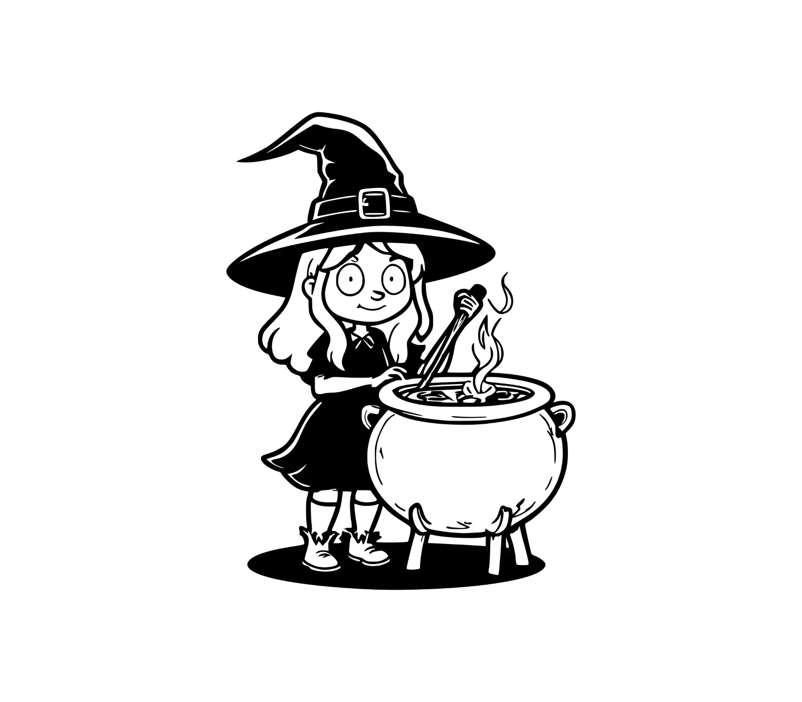 Witch SVG | Halloween Witch Vector Art for Crafts