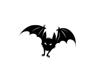 Download Spooky Halloween Bat SVG | Cute Flying Bat Silhouette for Cricut & Silhouette Crafts | DIY Halloween Decor