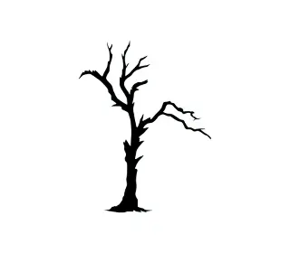 Download Haunting Bare Tree SVG: Versatile Dreaming Tree Design for Halloween and Gothic Projects