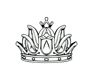 Download Majestic Crown SVG: Royal Insignia Vector for King, Queen & Princess Designs | Crown Royal SVG