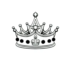 Download Majestic Crown SVG: Royal Insignia for King, Queen & Princess Designs | Vector Crown Royal Symbol