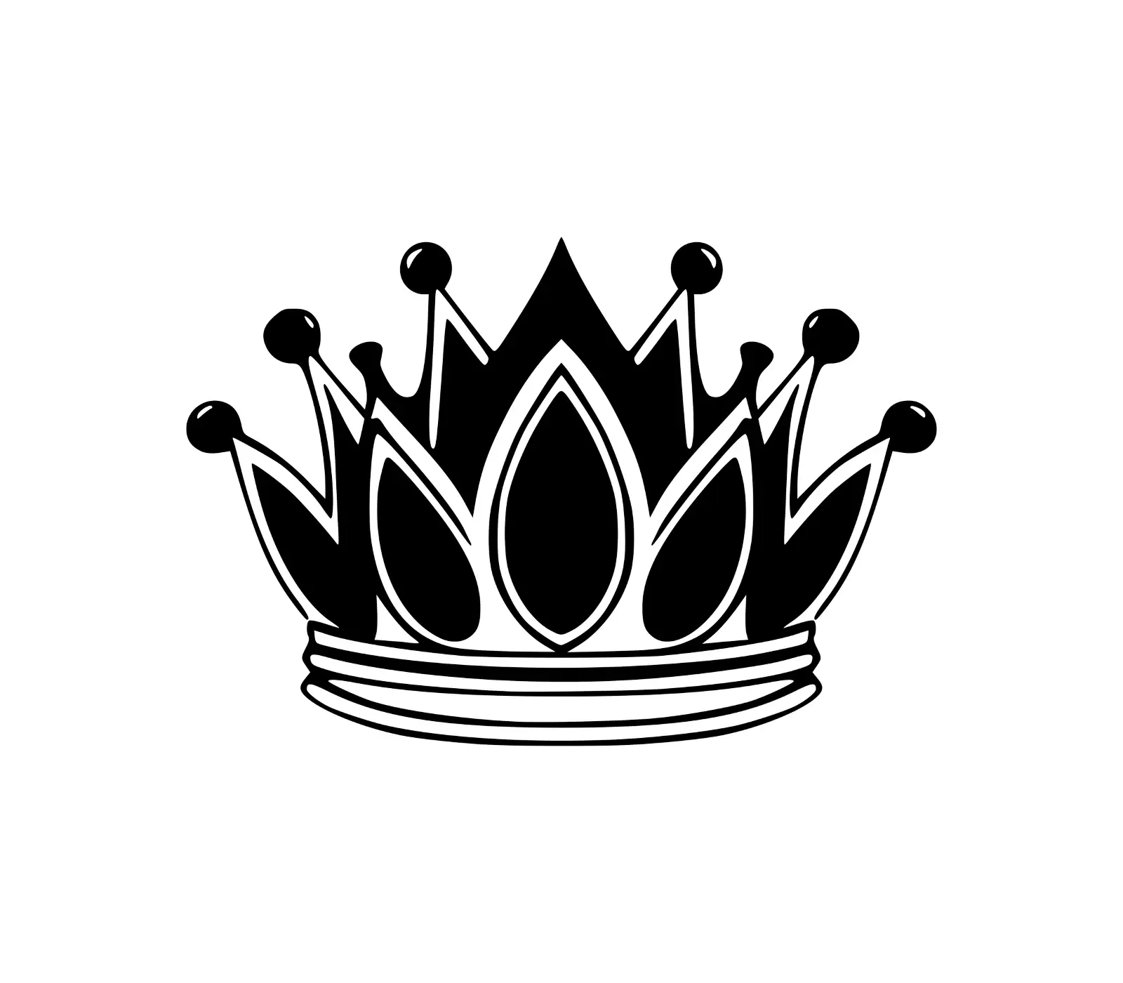 Crown SVG: Royal Insignia for Princess, King & Queen