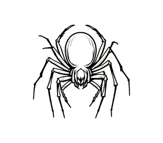 Download Menacing Spider SVG: Versatile Halloween Vector for Crafts, Decor & Digital Projects