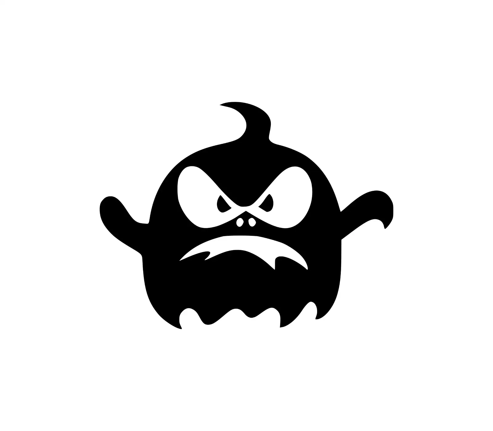 Menacing Ghost Face SVG | Halloween Digital Art