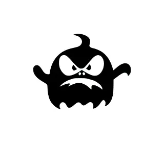 Download Menacing Ghost Face SVG: Spooky Halloween Digital Art for Crafts, Decorations, and More!