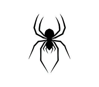 Download Menacing Halloween Spider SVG: Versatile Black Widow Silhouette for Spooky Decorations and Crafts