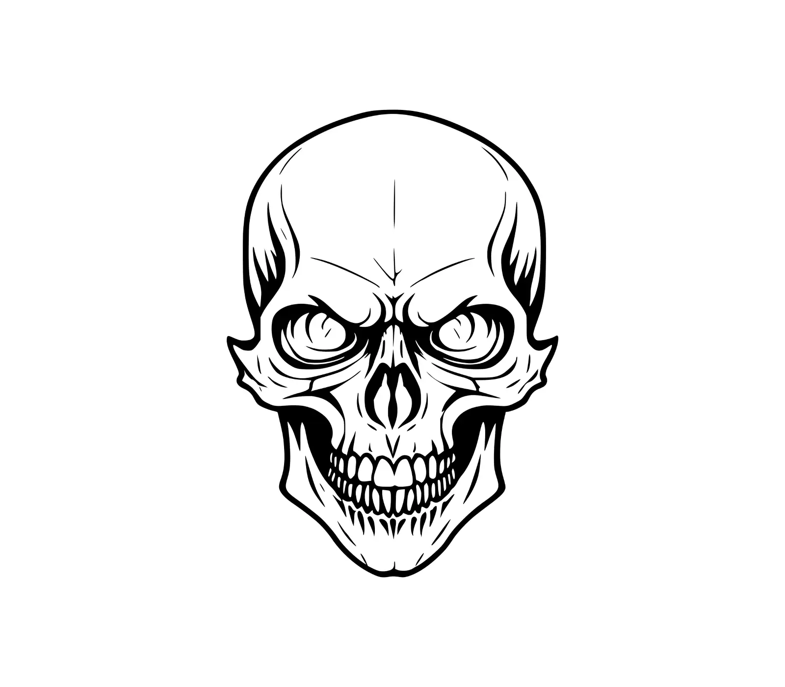 Skull SVG Free: Gothic Vector Art for Designs & Tattoos