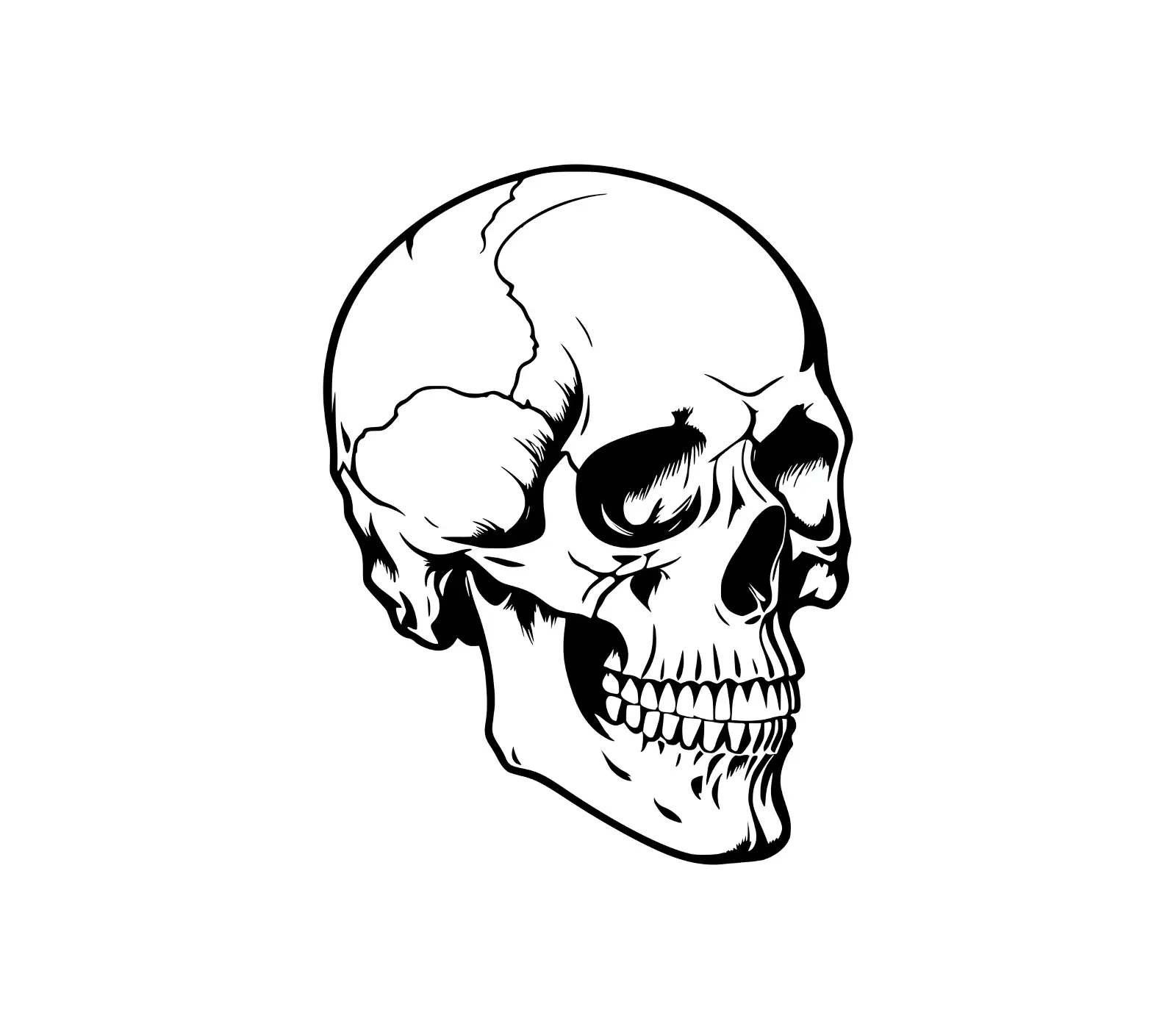 Skull SVG Free: Menacing Pirate & Punisher Art Design