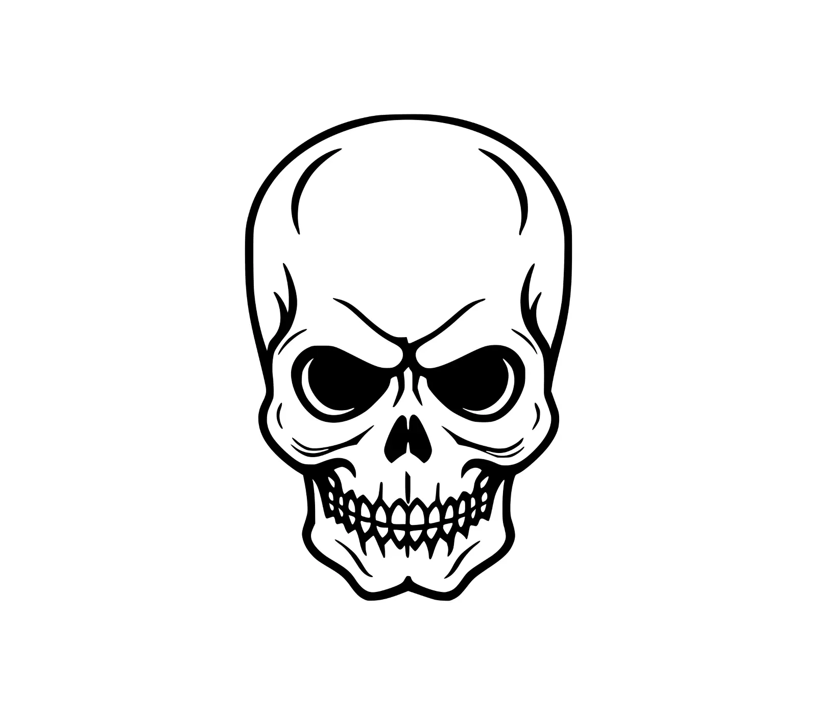 Free Skull SVG: Pirate & Punisher Design | Vector Art