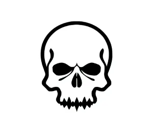 Download Skull SVG Free: Menacing Vector Art for Pirate, Punisher & Crossbones Designs