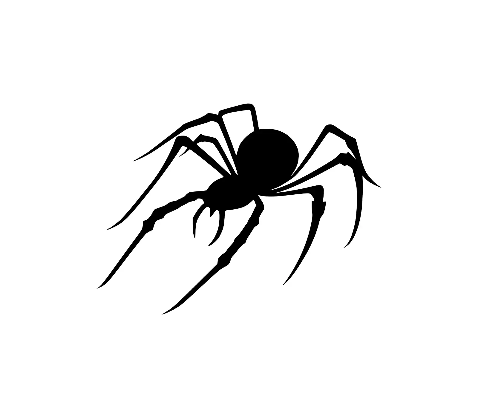 Menacing Spider SVG | Halloween Silhouette Vector