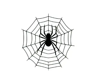 Download Menacing Spider Web SVG: Perfect for Halloween Decorations, Crafts, and Spooky Designs