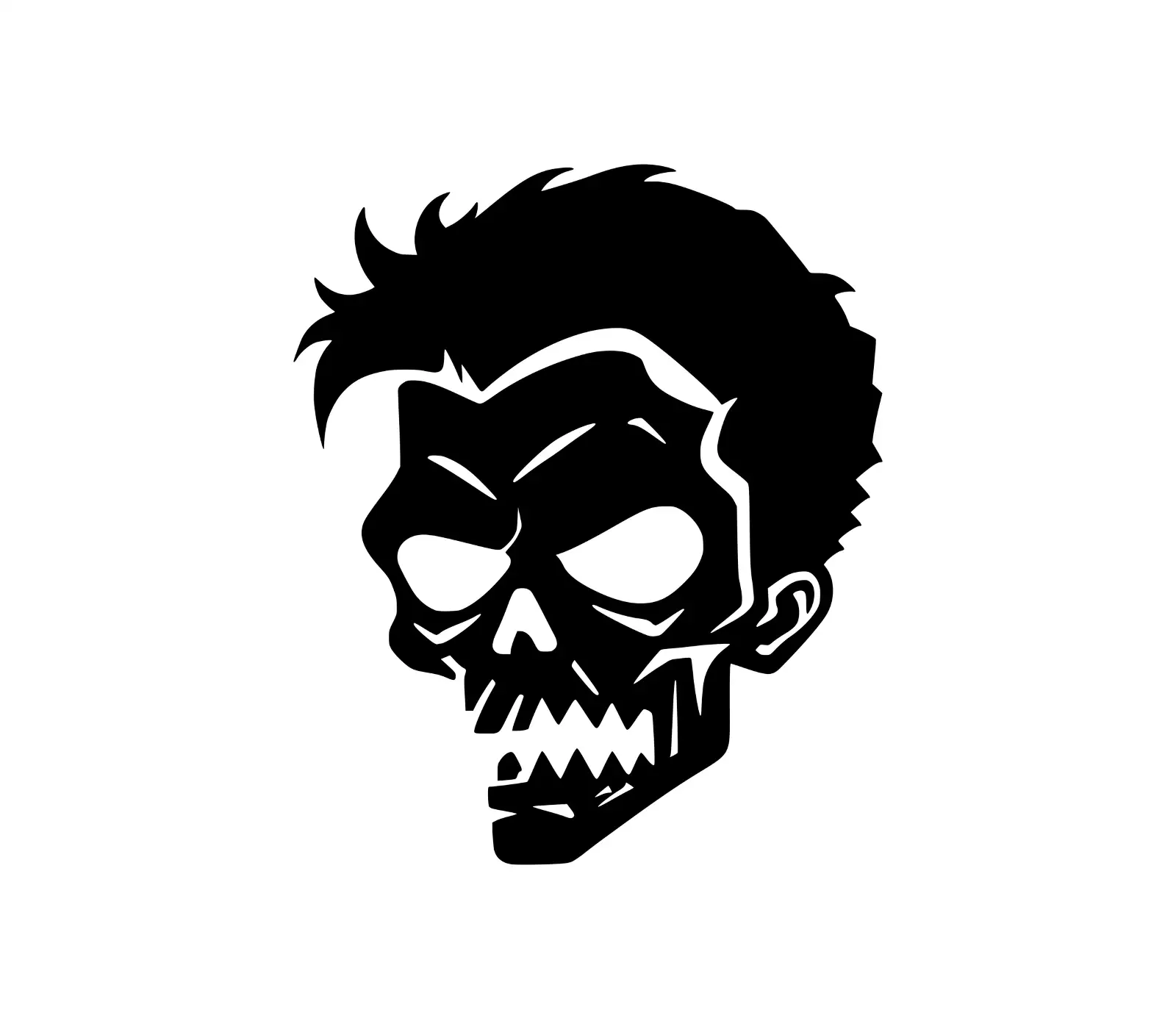 Zombie SVG Silhouette | Halloween Vector Graphic