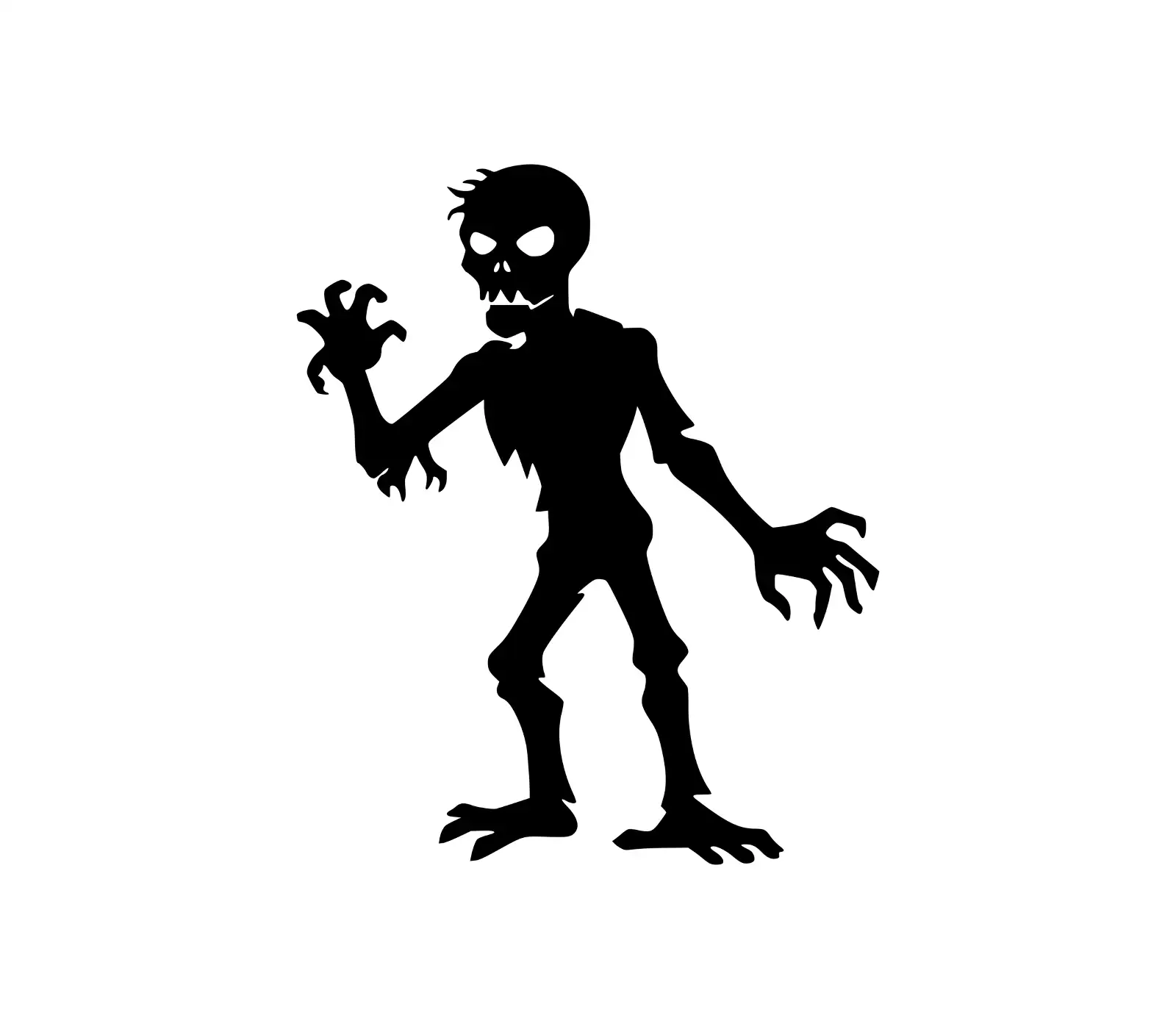 Zombie SVG Silhouette | Halloween Vector Art