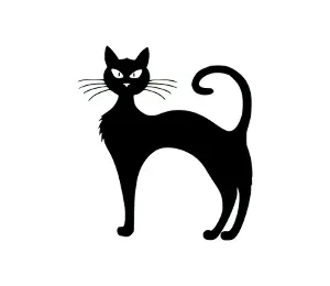 Download Mischievous Black Cat SVG: Perfect for Halloween Crafts, Cat Mom Gifts & Cute DIY Projects