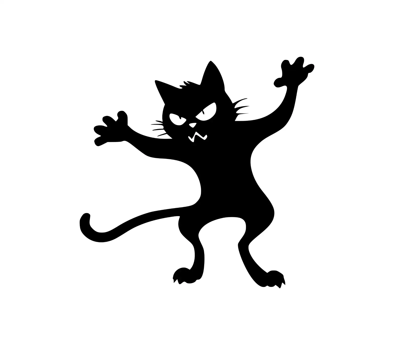 Playful Black Cat SVG | Halloween & Cat Mom Design