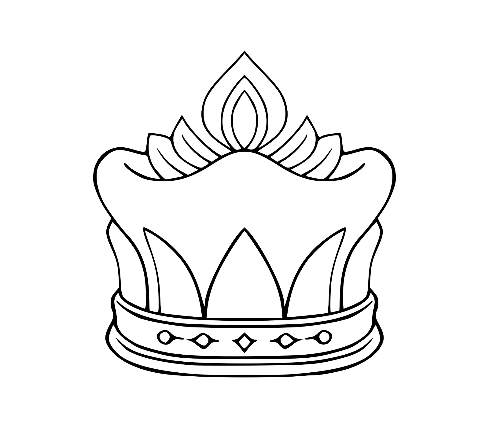 Crown SVG: Regal Design for Princess, King & Queen