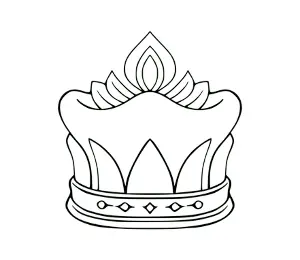 Download Majestic Crown SVG: Versatile Royal Emblem for Princess, King & Queen Designs | Digital Vector Graphic