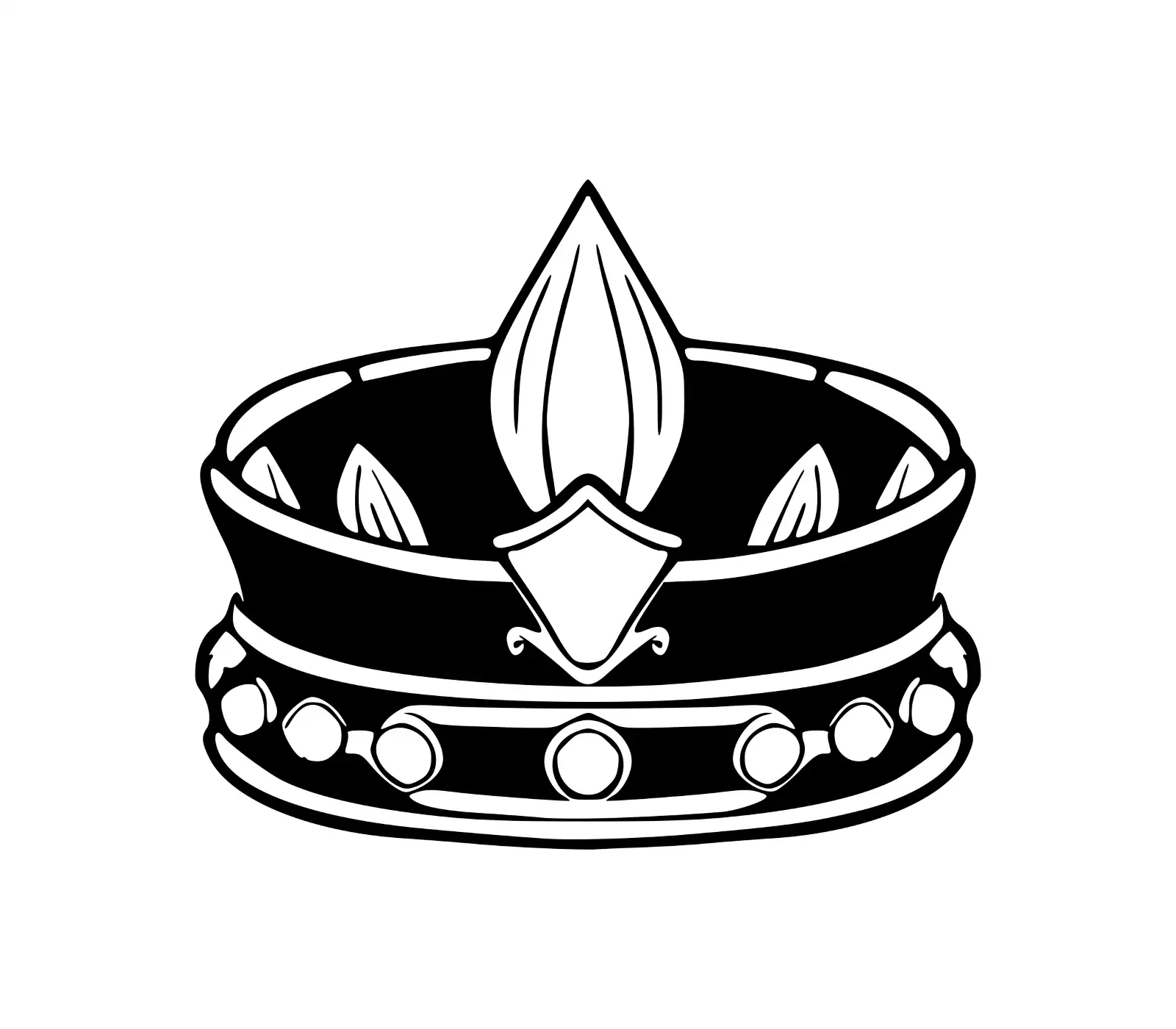 Crown SVG: Regal Emblem for Princess, King & Queen