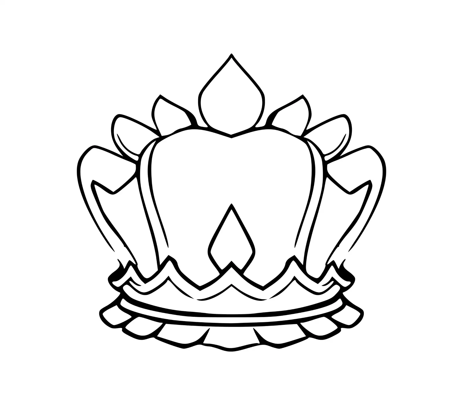 Royal Crown SVG: Princess, King & Queen Crown Design