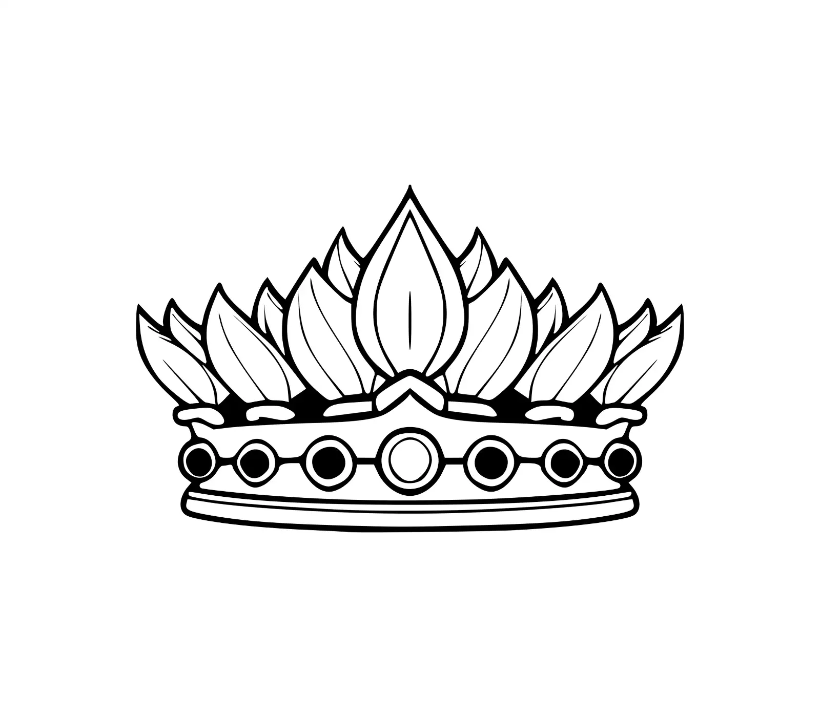 Royal Crown SVG: Princess, King & Queen Design