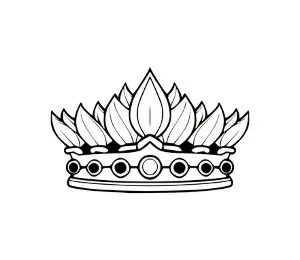 Download Royal Crown SVG: Versatile Princess, King & Queen Crown Design for Regal Projects