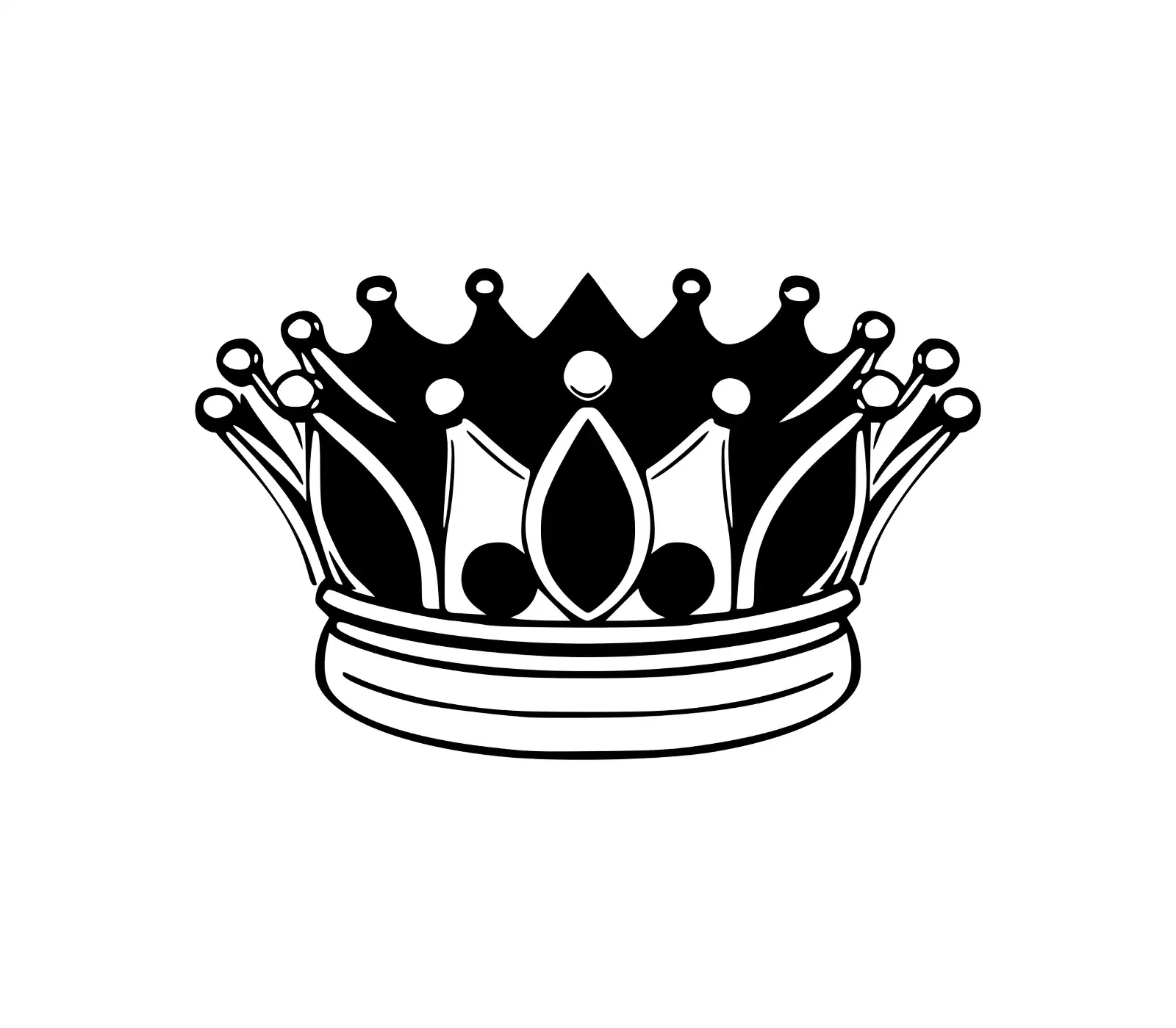 Royal Crown SVG: Princess, King & Queen Designs