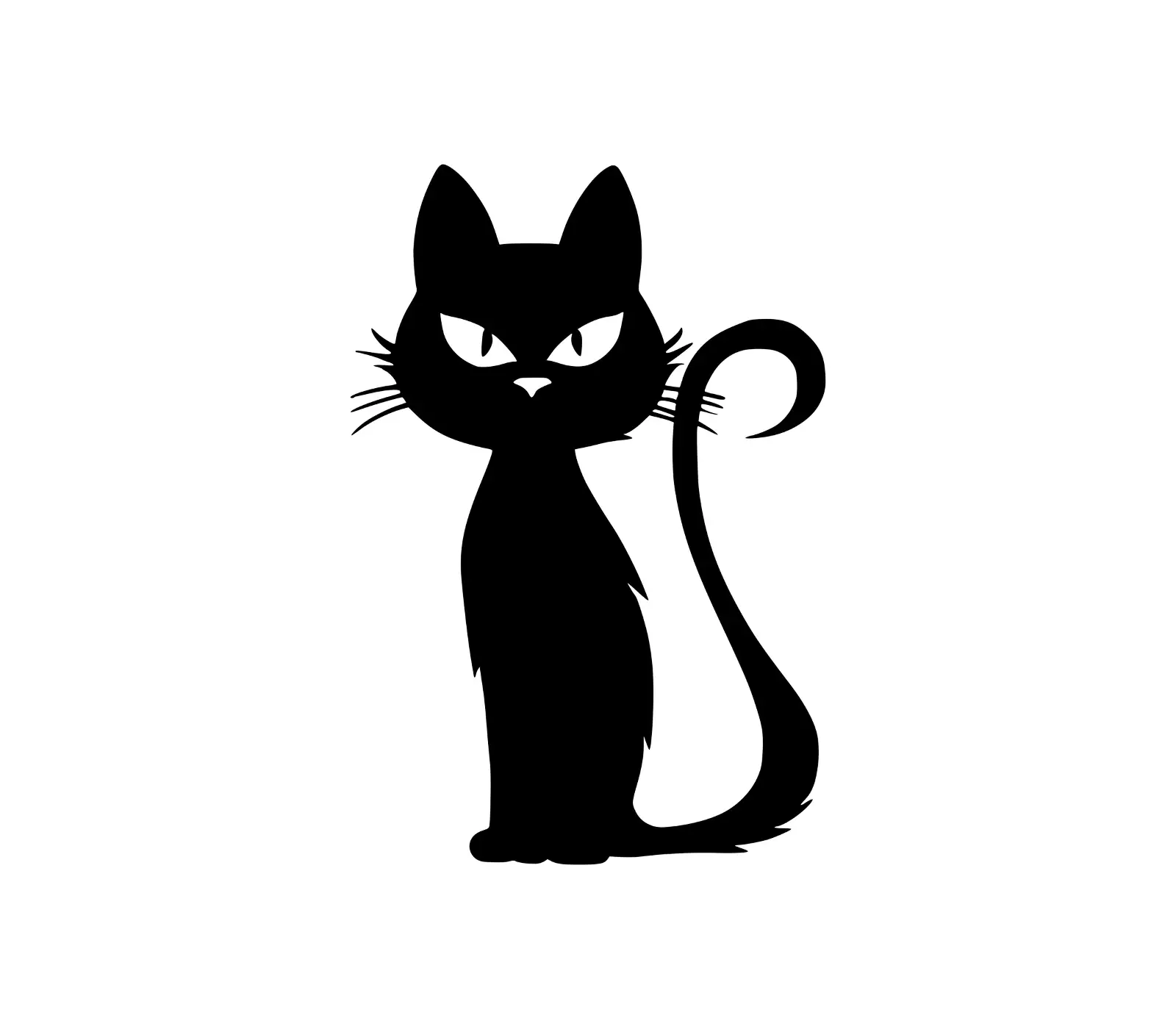 Sassy Black Cat SVG | Halloween & Cat Mom Designs