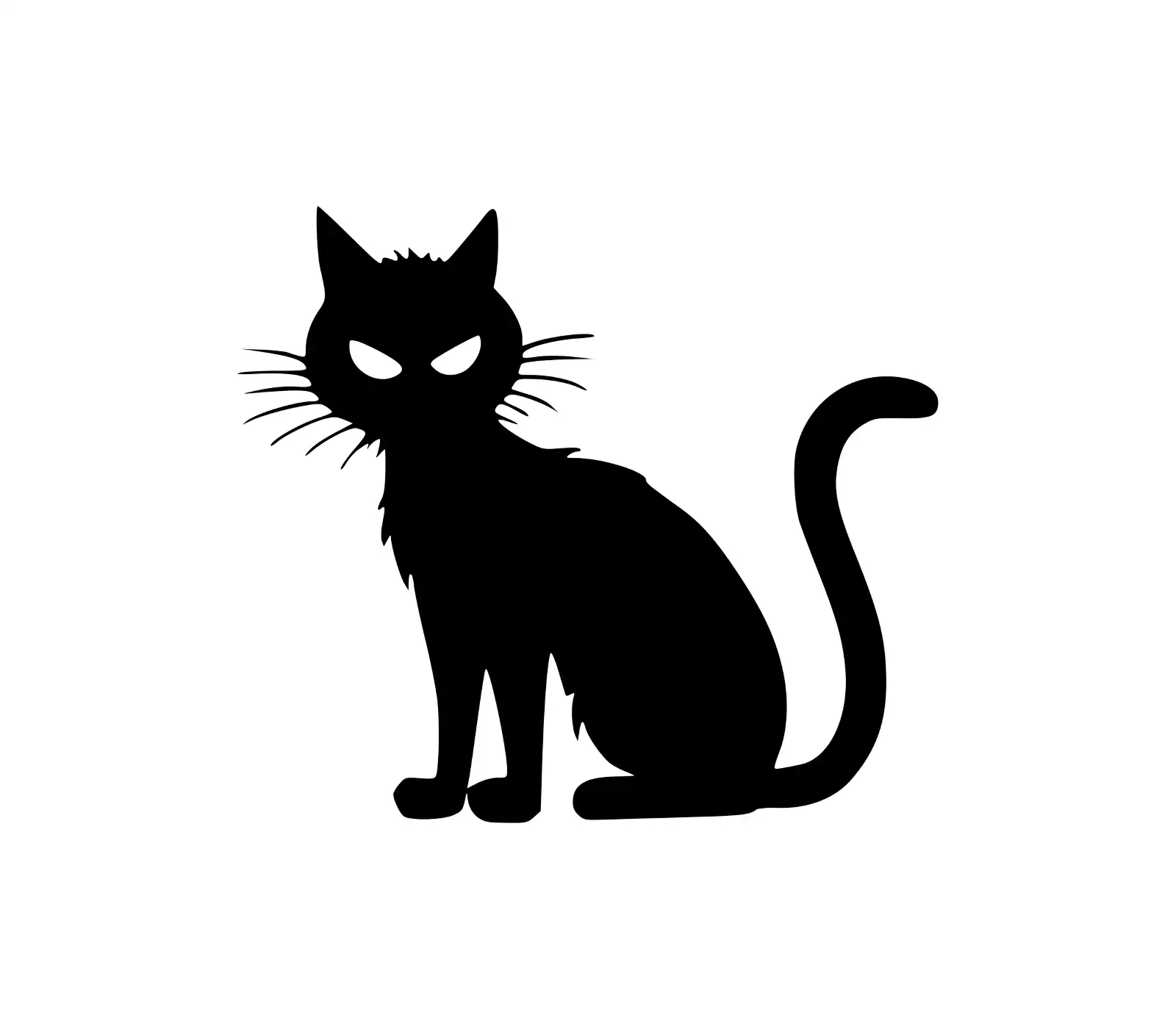 Sleek Black Cat SVG | Halloween & Cat Mom Gift Ideas